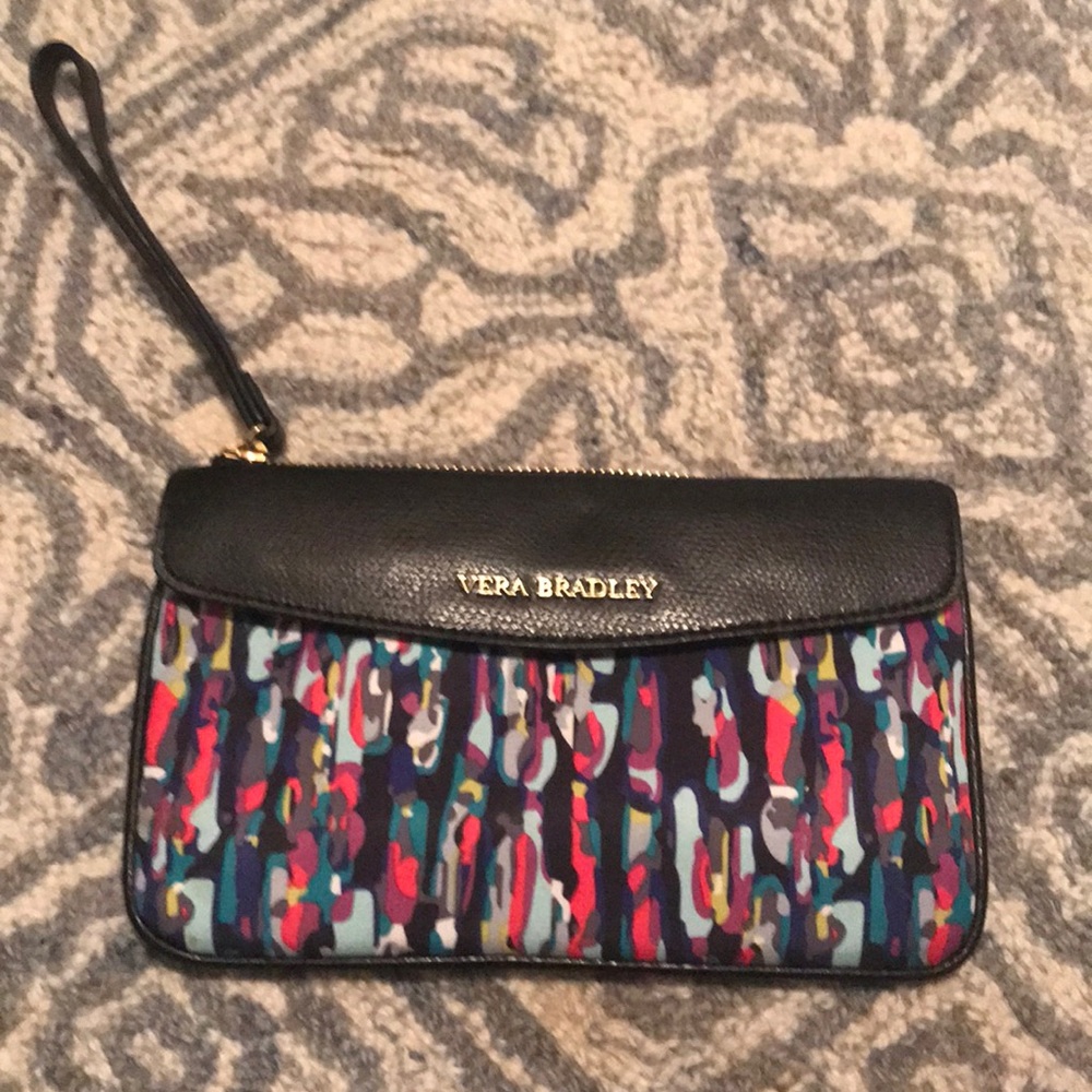 Vera Bradley multicolored wristlet